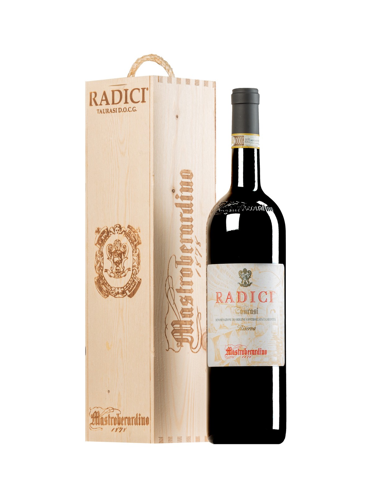 TAURASI RADICI RISERVA 2016 MAGNUM 1,5 LT  - MASTROBERARDINO 5° wine spectator top 100 2023