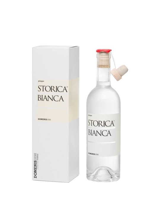 GRAPPA STORICA BIANCA 0,5 LT  ASTUCCIATA - DOMENIS
