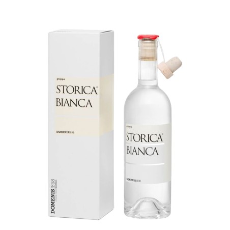 GRAPPA STORICA BIANCA 0,5 LT  ASTUCCIATA - DOMENIS