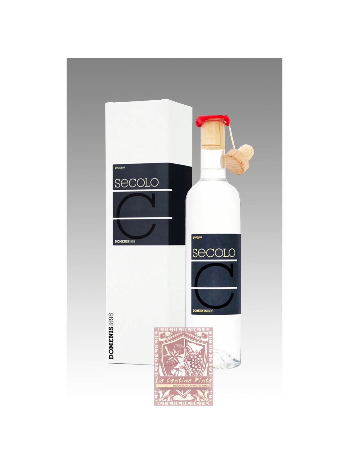 GRAPPA SECOLO 0,5 LT ASTUCCIATA - DOMENIS