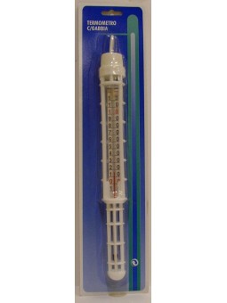 TERMOMETRO PER LIQUIDI CON GABBIA DI PROTEZIONE -10°C/120°C