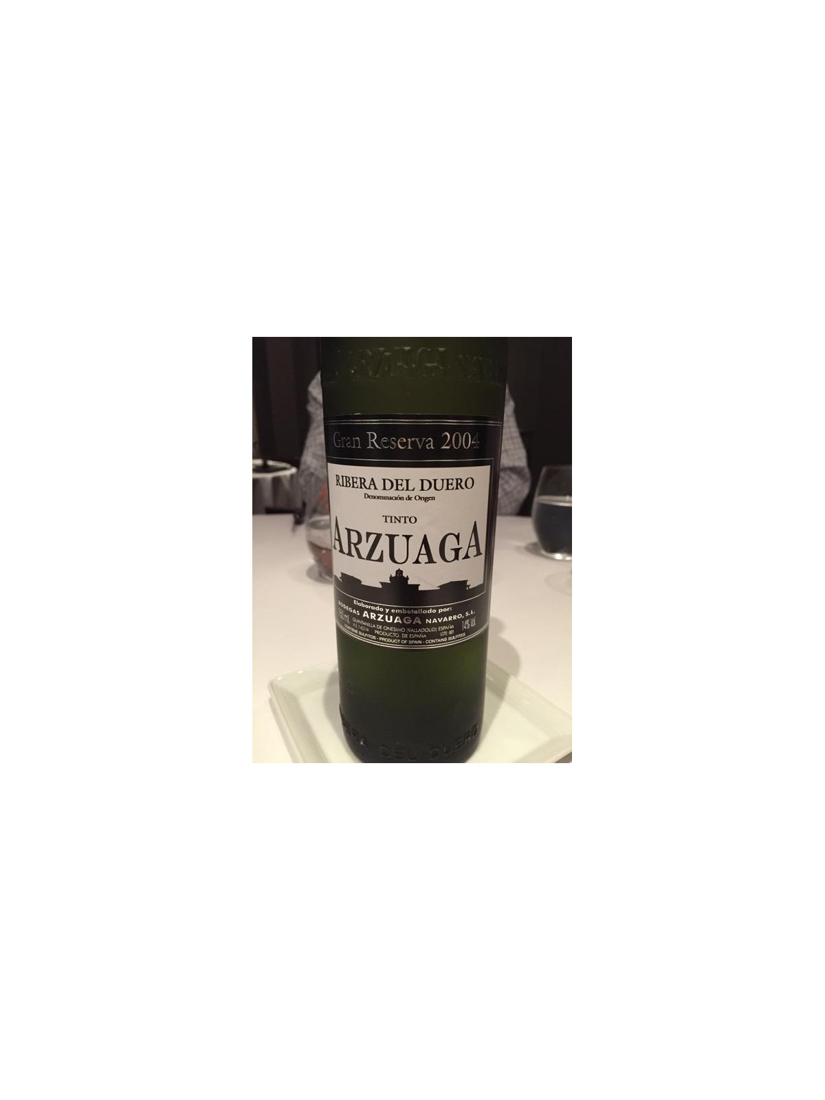 TINTO ARZUAGA  GRAN RESERVA 2004 - BODEGA ARZUAGA
