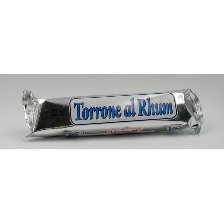 TORRONE AL RUM RICOPERTO DI CIOCCOLATO FONDENTE