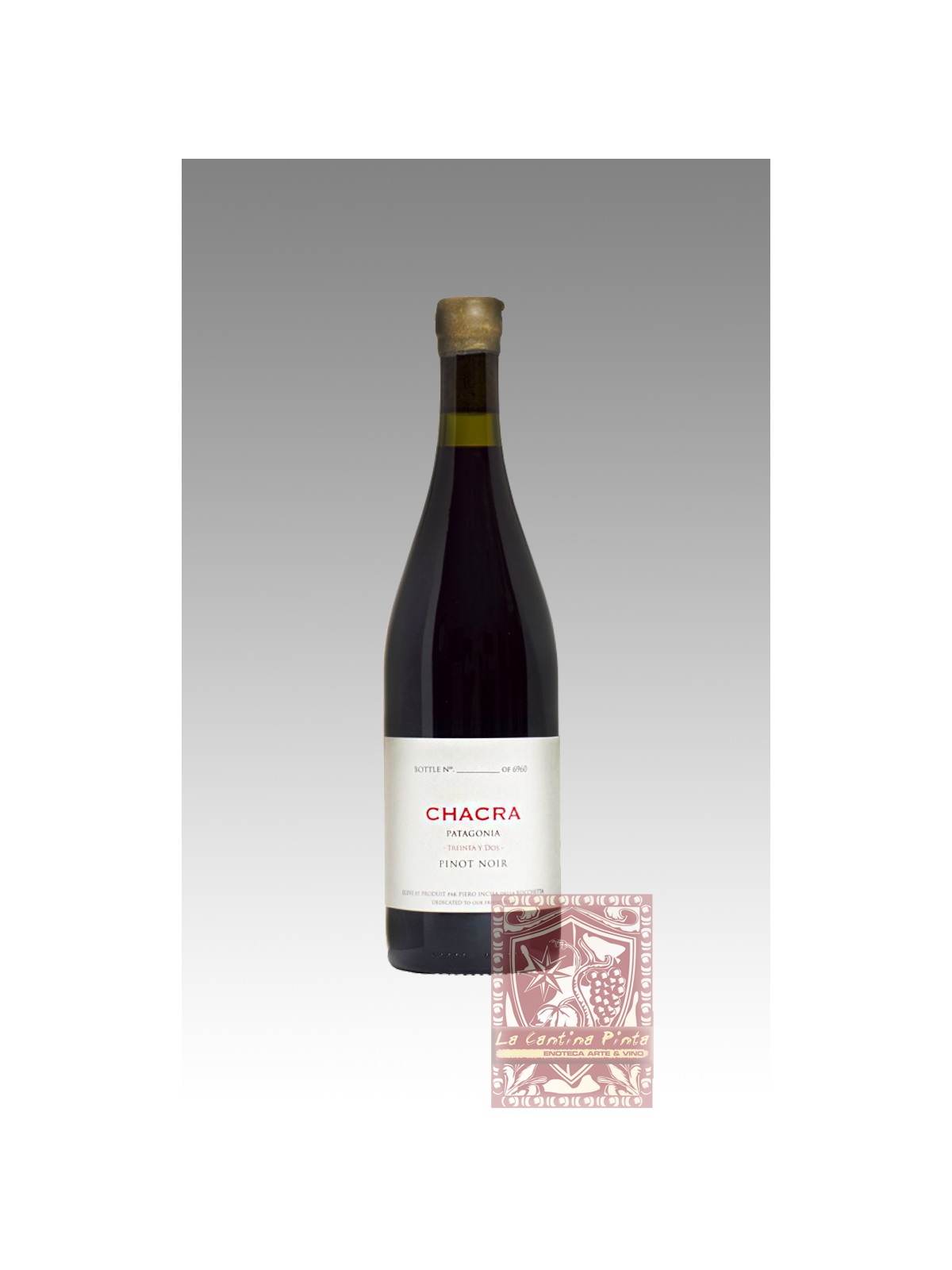 TREINTA Y DOS 32 PINOT NOIR 2021 BODEGA CHACRA - PATAGONIA