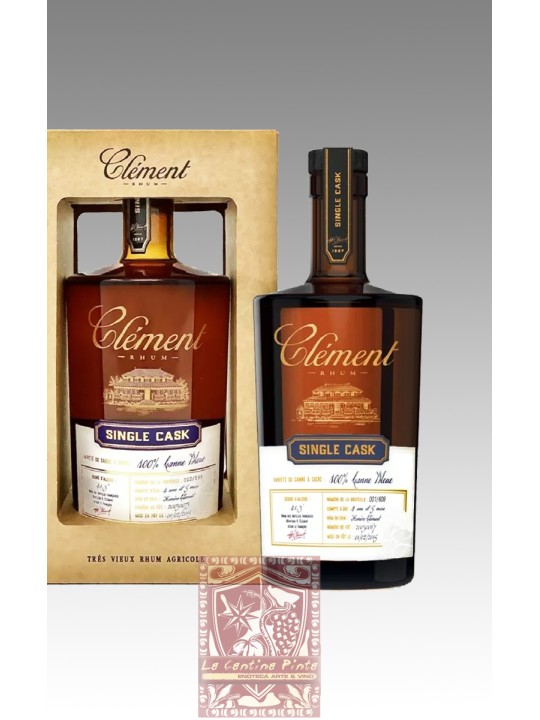 TRES VIEUX RHUM  AGRICOLE CANNE BLEUE SINGLE CASK  MARTINIQUE - CLEMENT , RUM DELLE ANTILLE FRANCESI