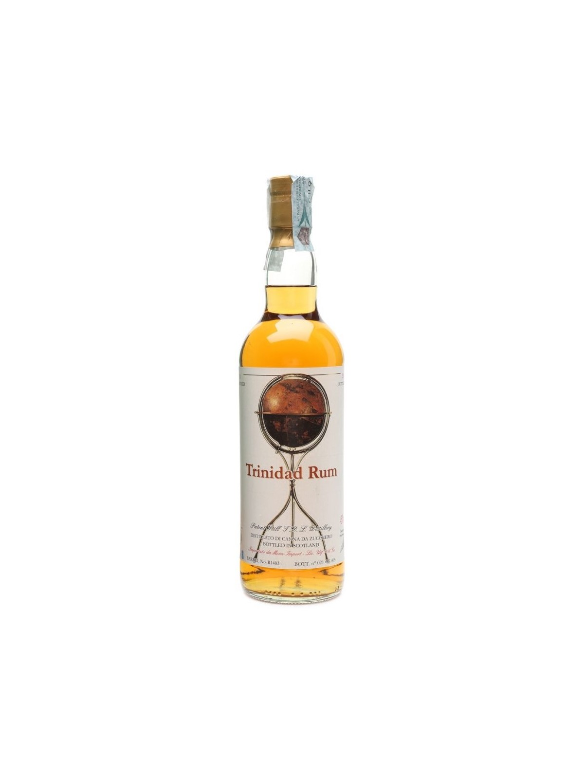 TRINIDAD RUM 2000 PATENT STILL T.D.L. DISTILLERY  RUM DI TRINIDAD  MOON IMPORT SELECTION