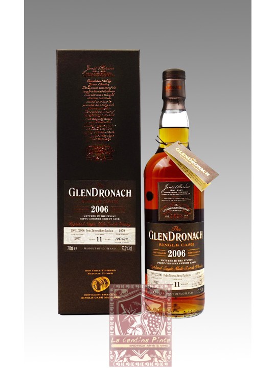 HIGHLAND SINGLE MALT WHISKY GLENDRONACH 2006/2017 11YO SHERRY PUNCHEON CASK-1979