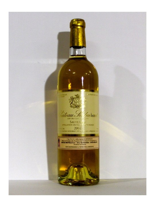 CHATEAU SUDUIRAUT 2001 1.ER CRU SAUTERNES
