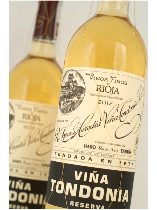 VINA TONDONIA  RESERVA BLANCO 2012 - LOPEZ DE HEREDIA