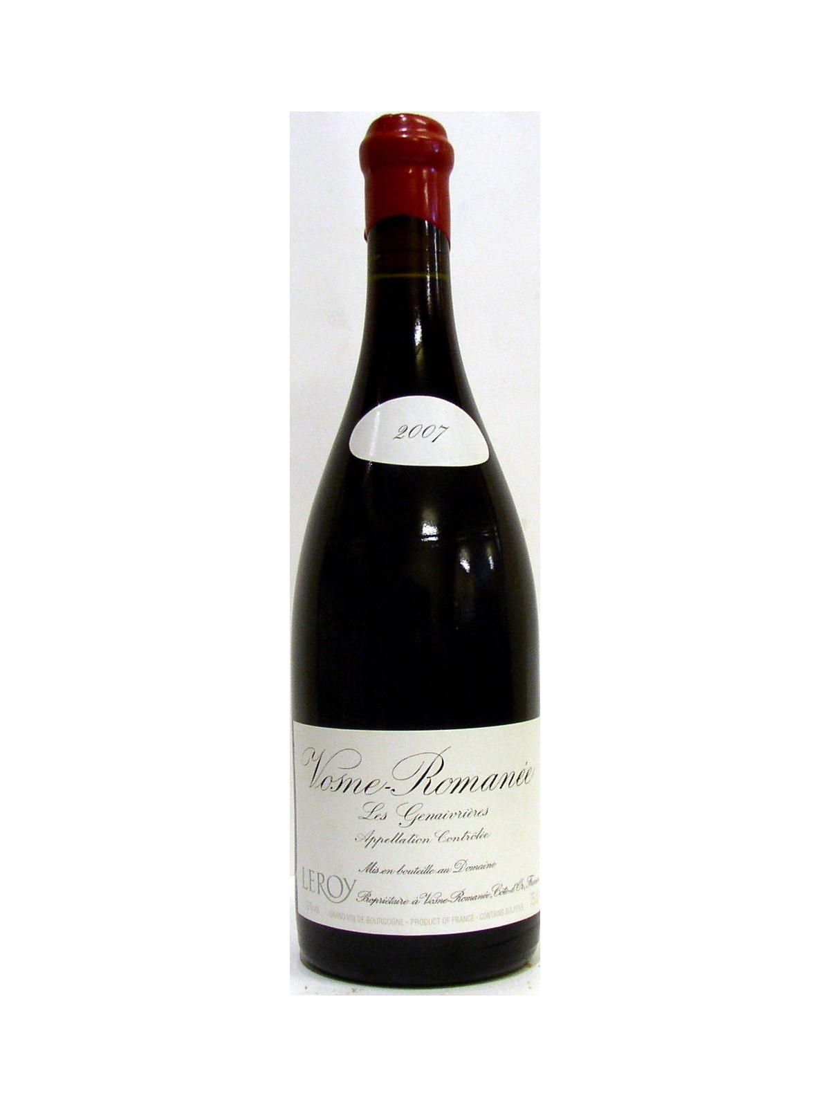 VOSNE-ROMANEE AUX GENAIVRIERES 2015 - DOMAINE LEROY