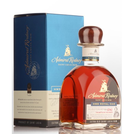 RHUM HMS ROYAL OAK ADMIRAL RODNEY, SAINT LUCIA RUM