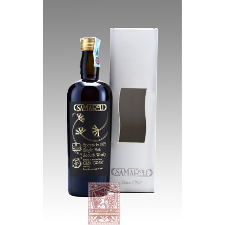 WHISKY  GLEN GRANT 1973 II RELEASE  40 Y.O. SINGLE MALT SPEYSIDE SHERRY FINISH SEL. CASK N° 6588 SAMAROLI