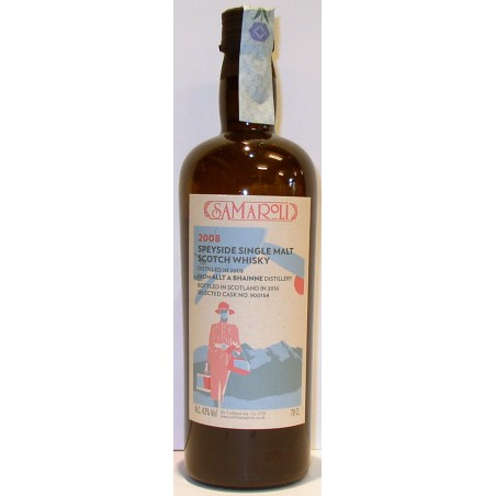 SPEYSIDE SIGLE MALT SCOTCH WHISKY ALLT A BHAINNE 2008/2016 CASK 900154 70CL -  SAMAROLI