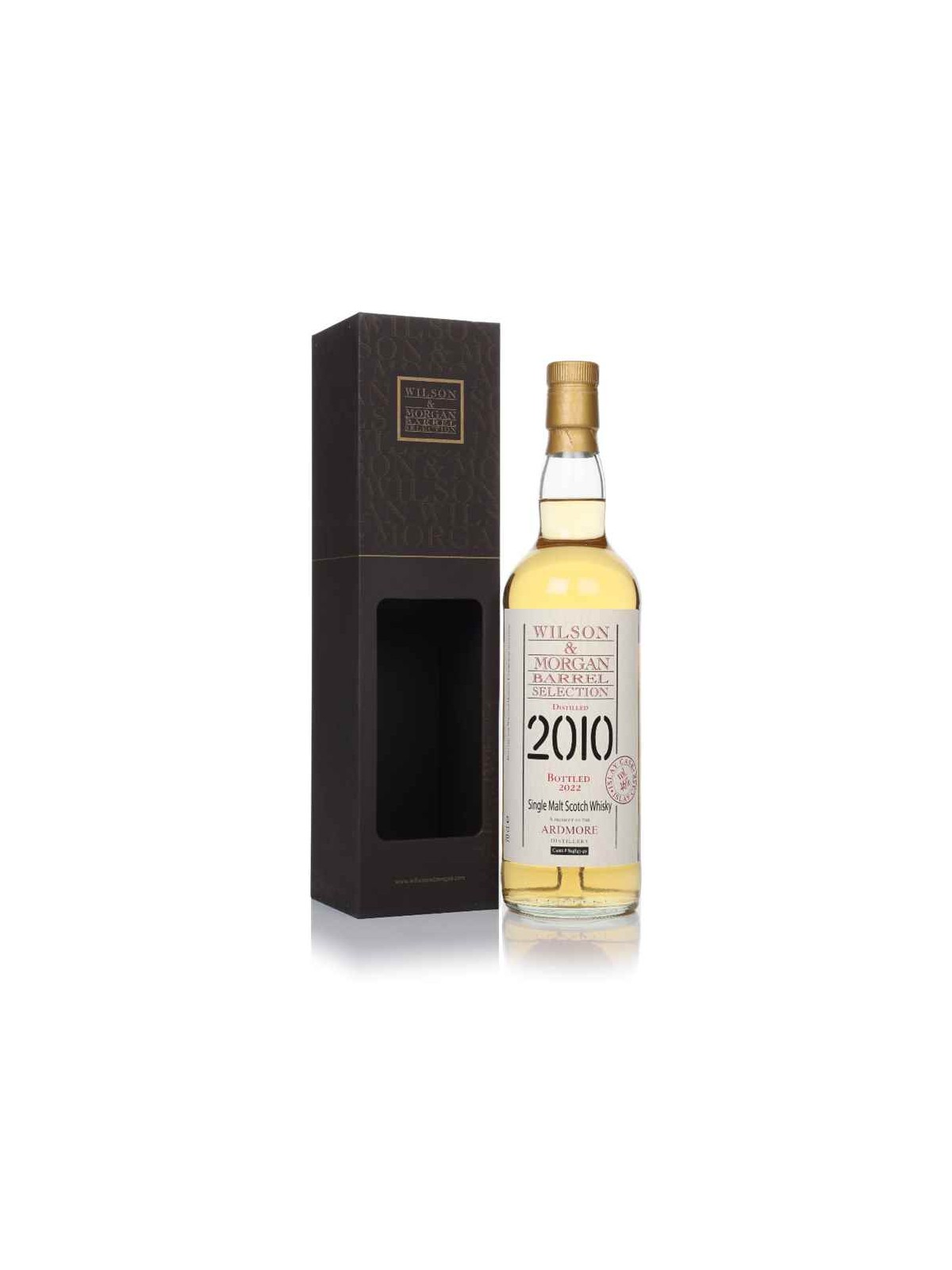 WHISKY ARDMORE 2010  WILSON & MORGAN BARREL SELECTION ISLAY CASK 46%VOL.