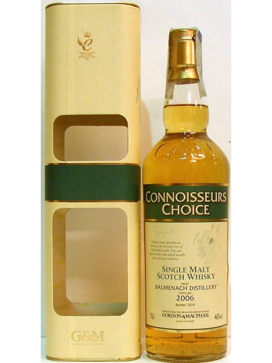 WHISKY BALMENACH 2006 SINGLE MALT 8 Y.O.C0NNOISSEURS CHOICE - GORDON & MACPHAIL