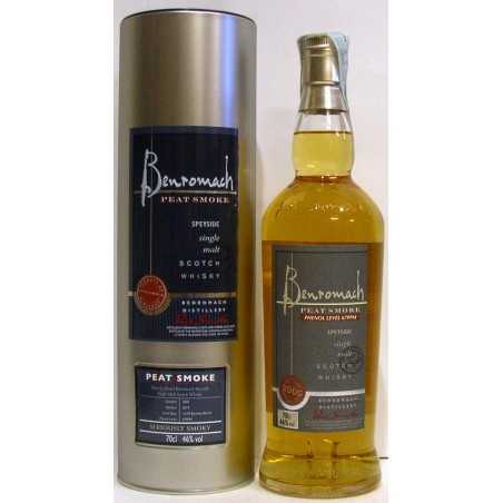 WHISKY BENROMACH PEAT SMOKE SPEYSIDE SINGLE MALT