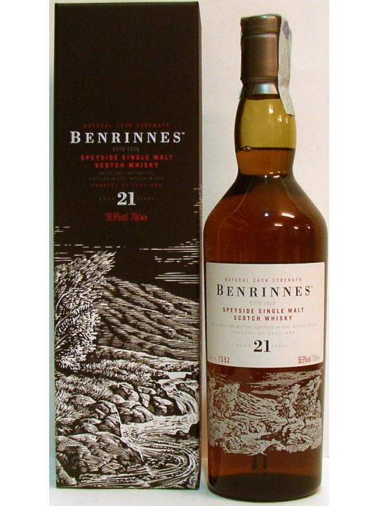 WHISKY BERINNES 21 Y.O. SPEYSIDE SINGLE MALT 2014 DIAGEO SPECIAL RELEASE