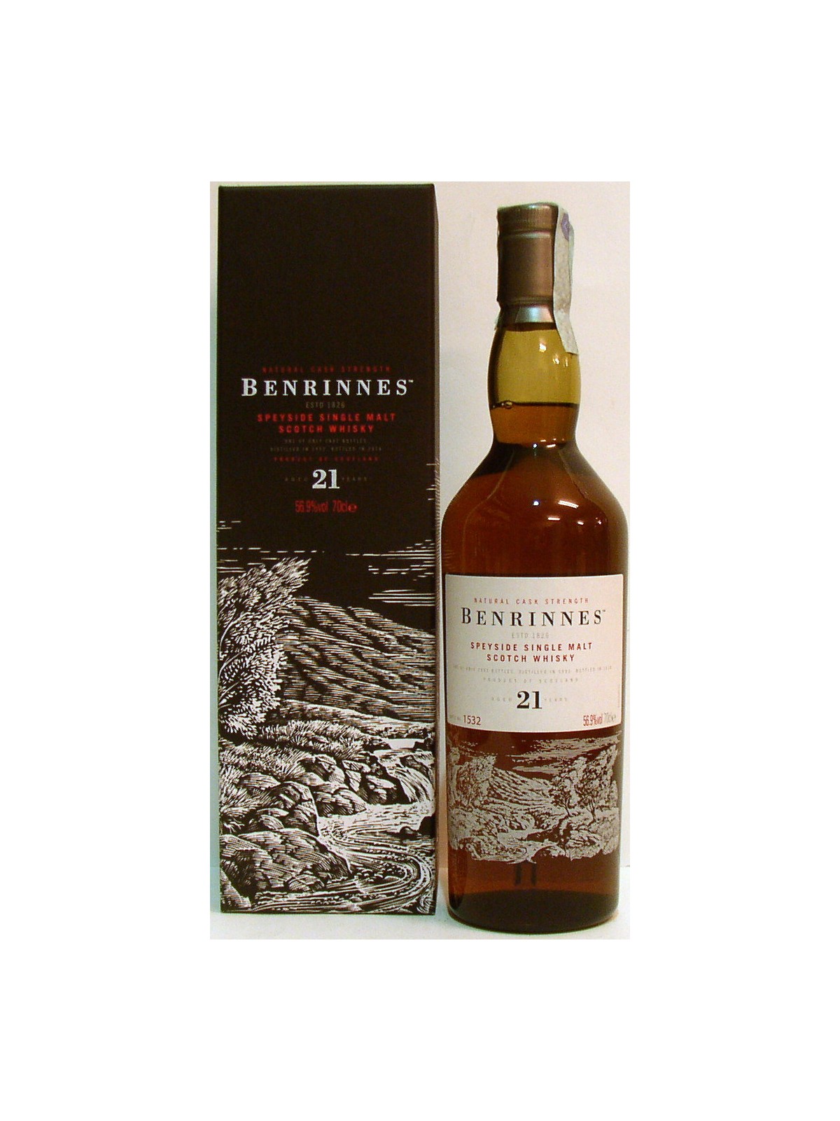 WHISKY BERINNES 21 Y.O. SPEYSIDE SINGLE MALT 2014 DIAGEO SPECIAL RELEASE