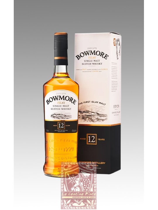WHISKY BOWMORE ISLAY SINGLE MALT 12 Y.O.