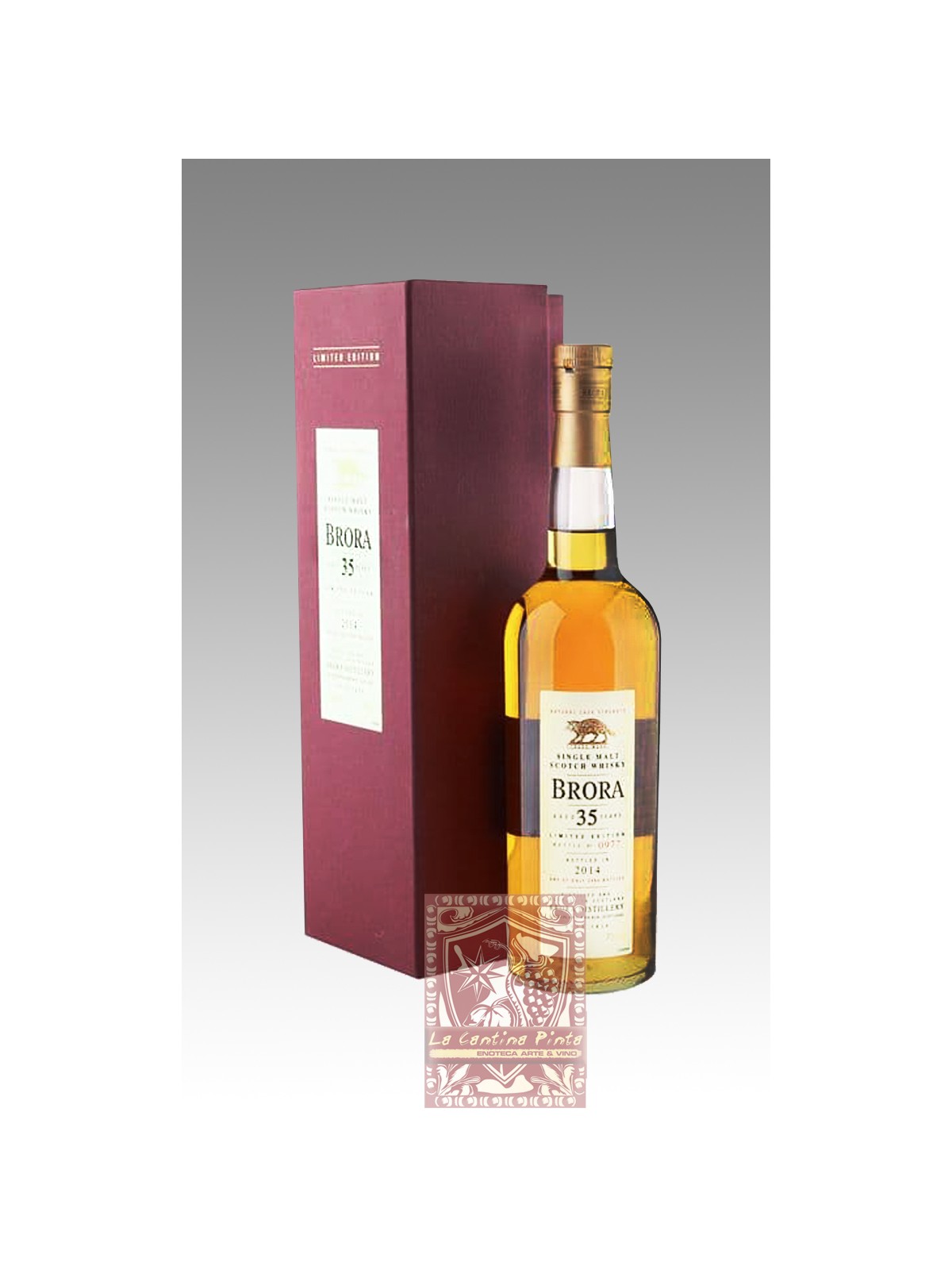 BRORA SINGLE MALT NATURAL CASK STRENGTH 35 YO 2014 LIMITED EDITION