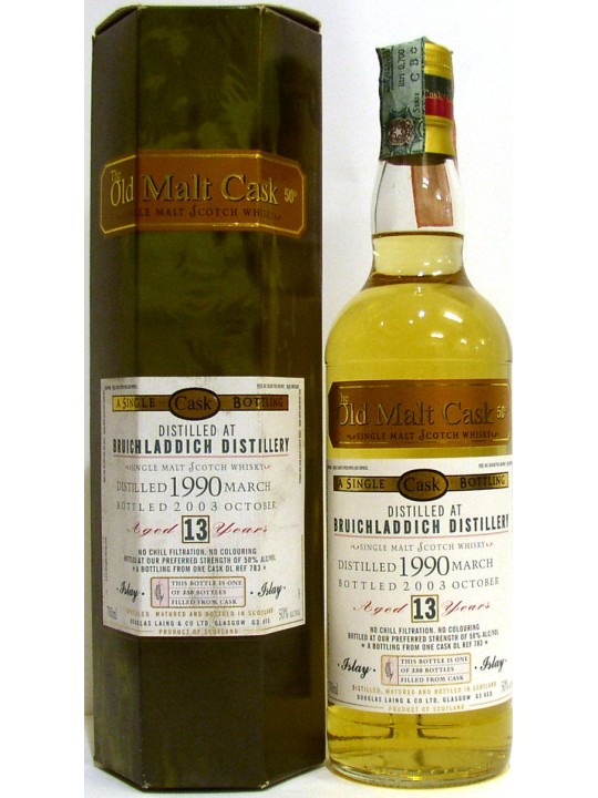 WHISKY BRUICHLADDICH 13 Y.O. OLD MALT CASK