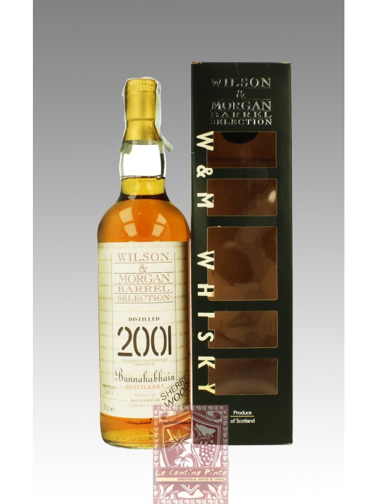 WHISKY BUNNAHABHAIN 2001 WILSON & MORGAN BARREL SELECTION SHERRY WOOD
