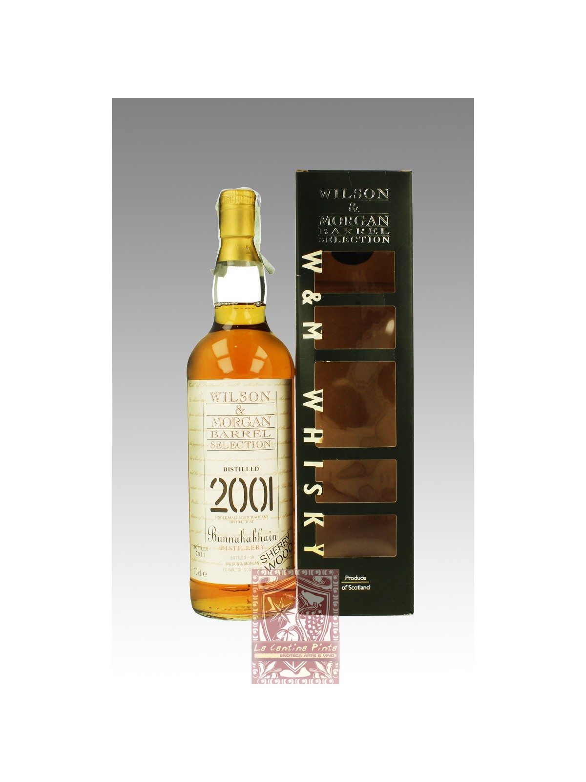 WHISKY BUNNAHABHAIN 2001 WILSON & MORGAN BARREL SELECTION SHERRY WOOD