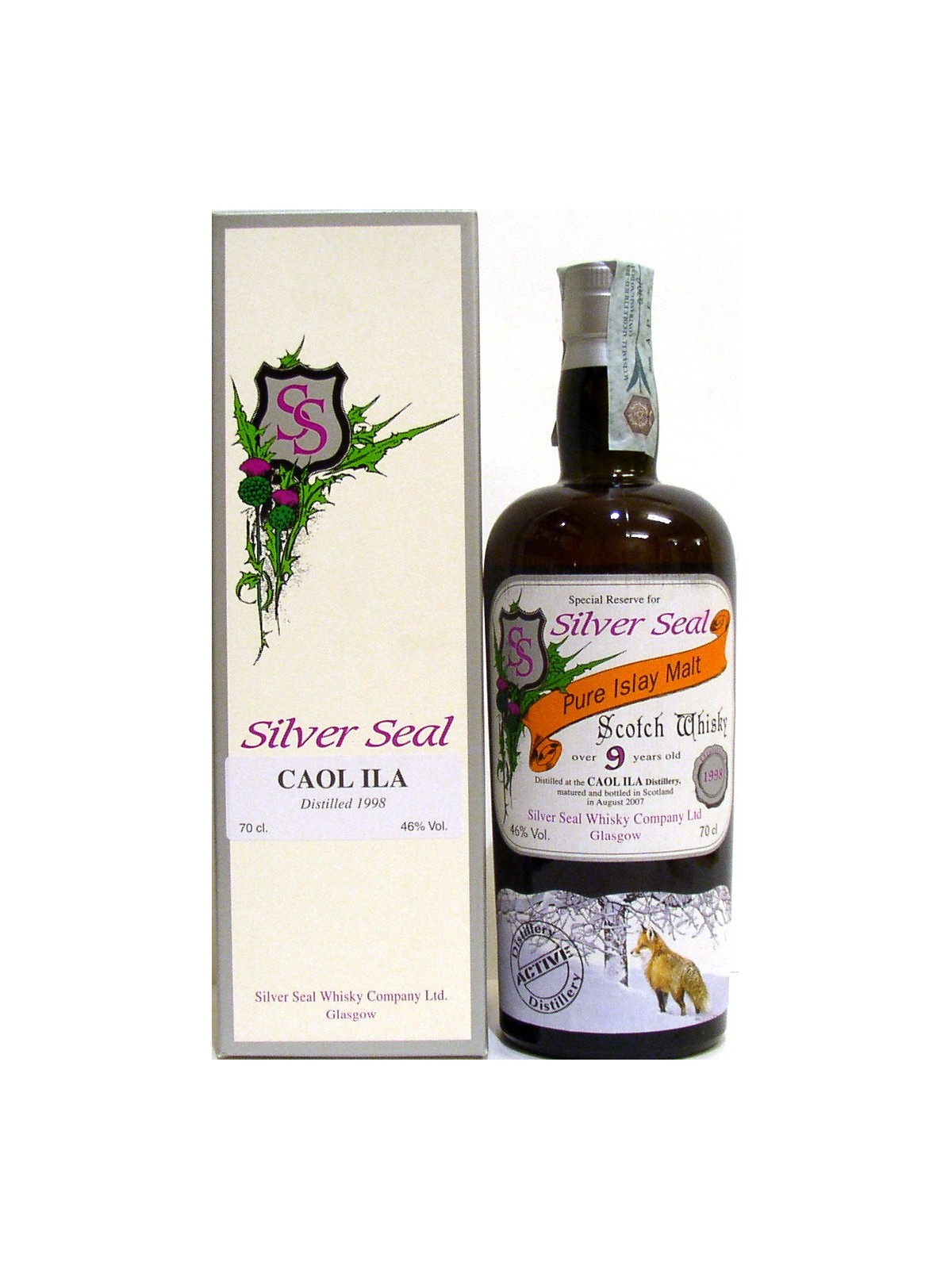 WHISKY CAOL ILA 1998 SINGLE BARREL  PURE ISLAY MALT - SILVER SEAL