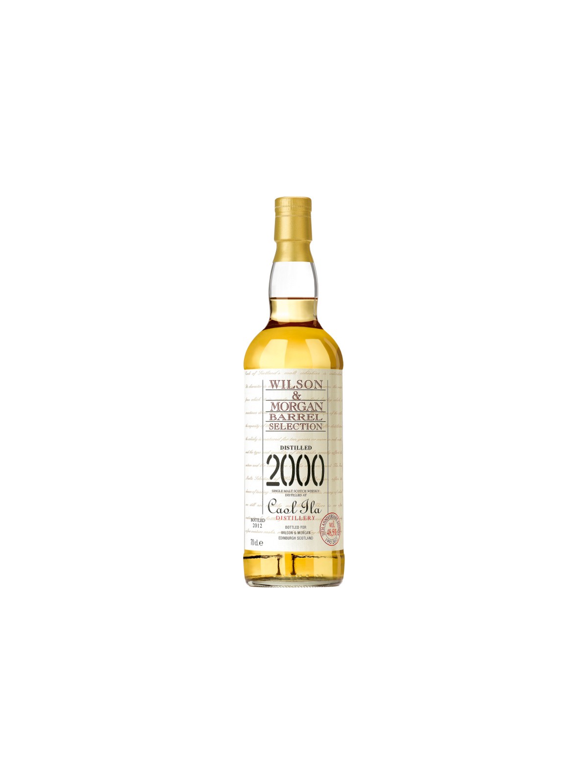 WHISKY CAOL ILA DISTILLERY 2000 WILSON & MORGAN BARREL SELECTION 20TH ANNIVERSARY