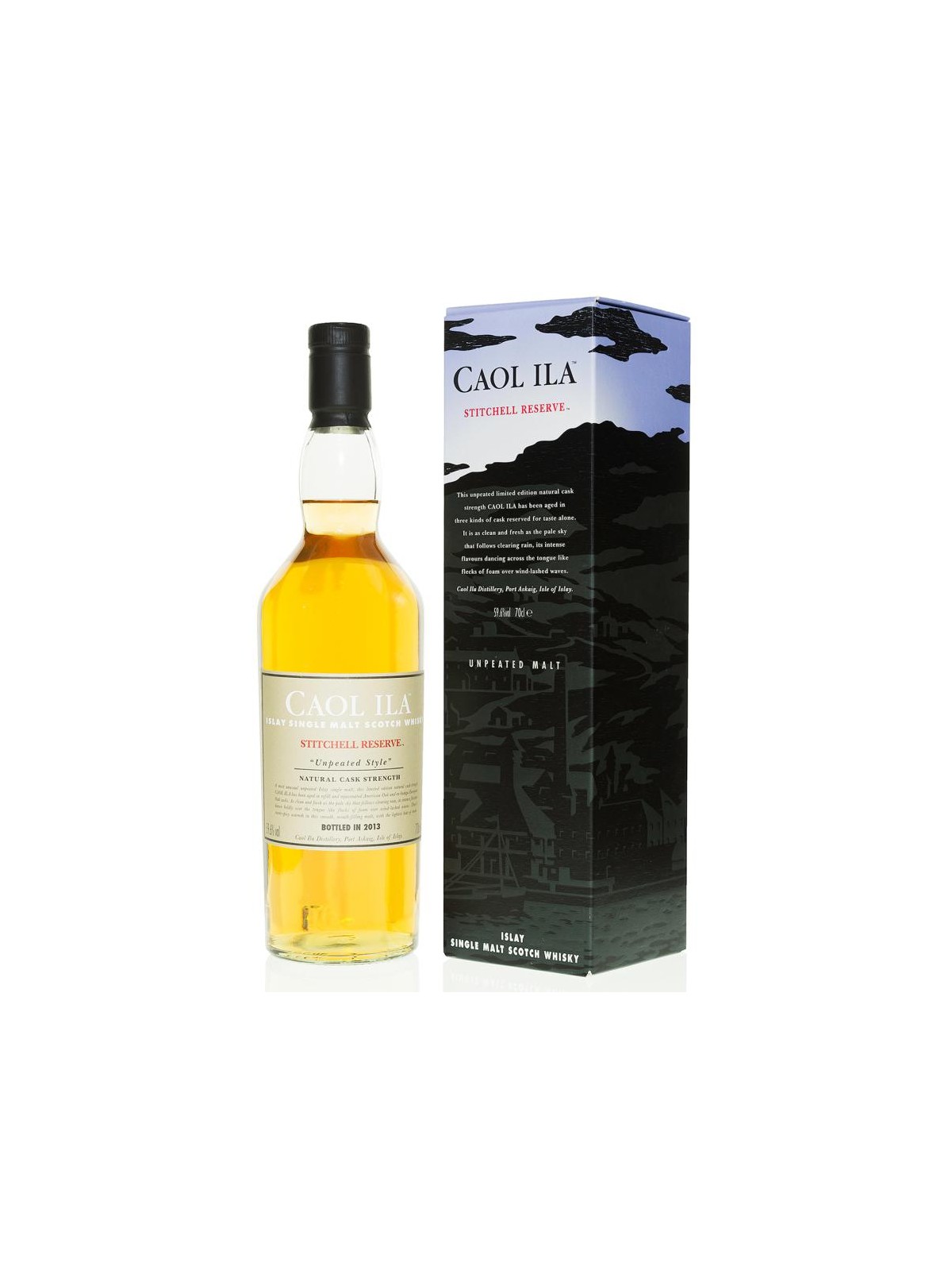 WHISKY CAOL ILA ISLAY SINGLE MALT STITCHELL RESERVE UNPEATED  STYLE