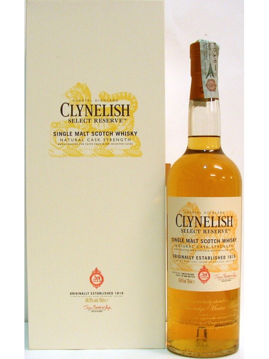 WHISKY CLYNELISH SELECT RESERVE  NATURAL CASK STRENGTH DIAGEO SPECIAL RELEASE 2014