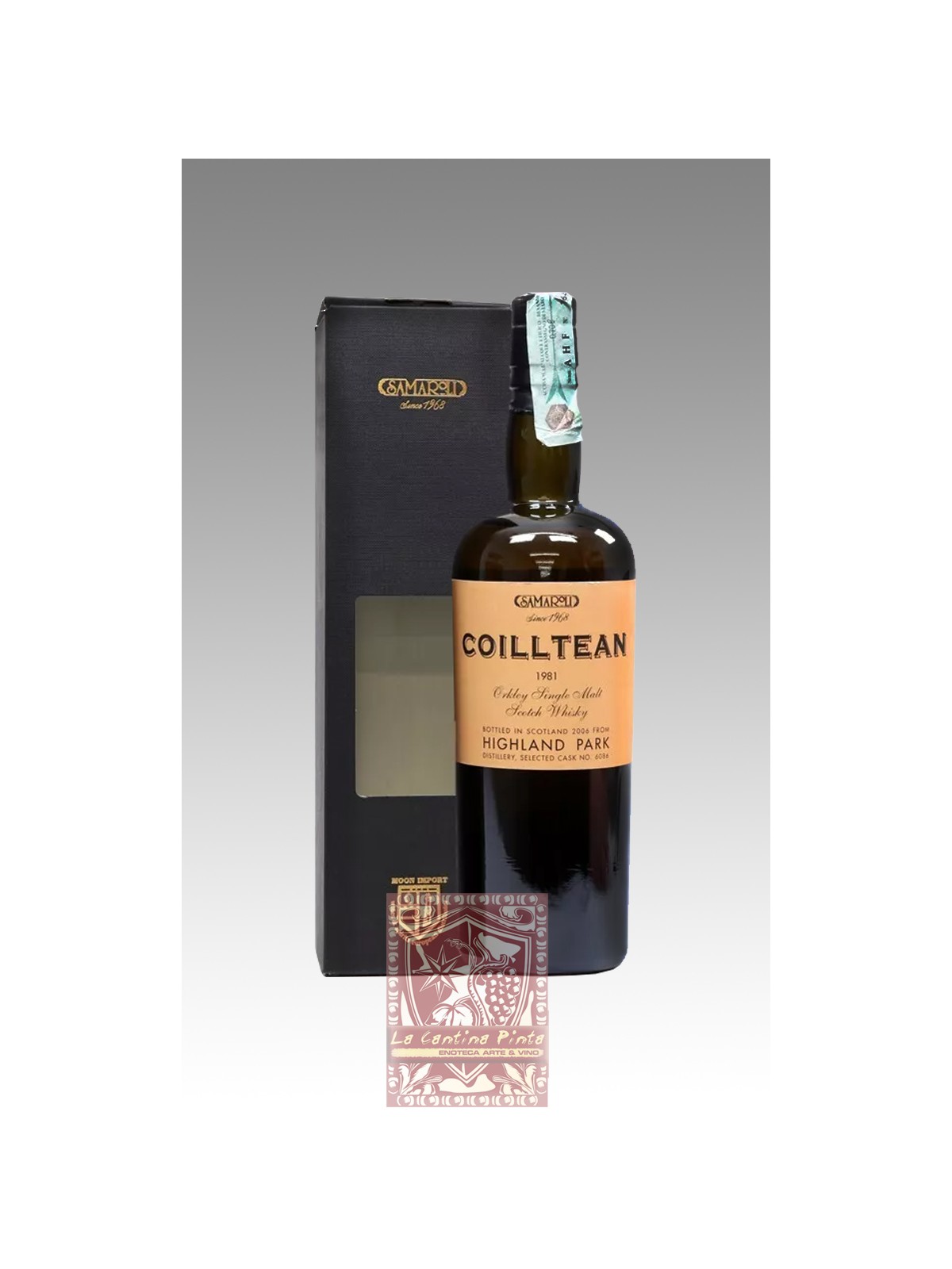 ORKLEY SINGLE MALT SCOTCH WHISKY COILLTEAN HIGHLAND PARK 1981/ 2006 HIGHLAND PARK CASK N° 6086 -  SAMAROLI