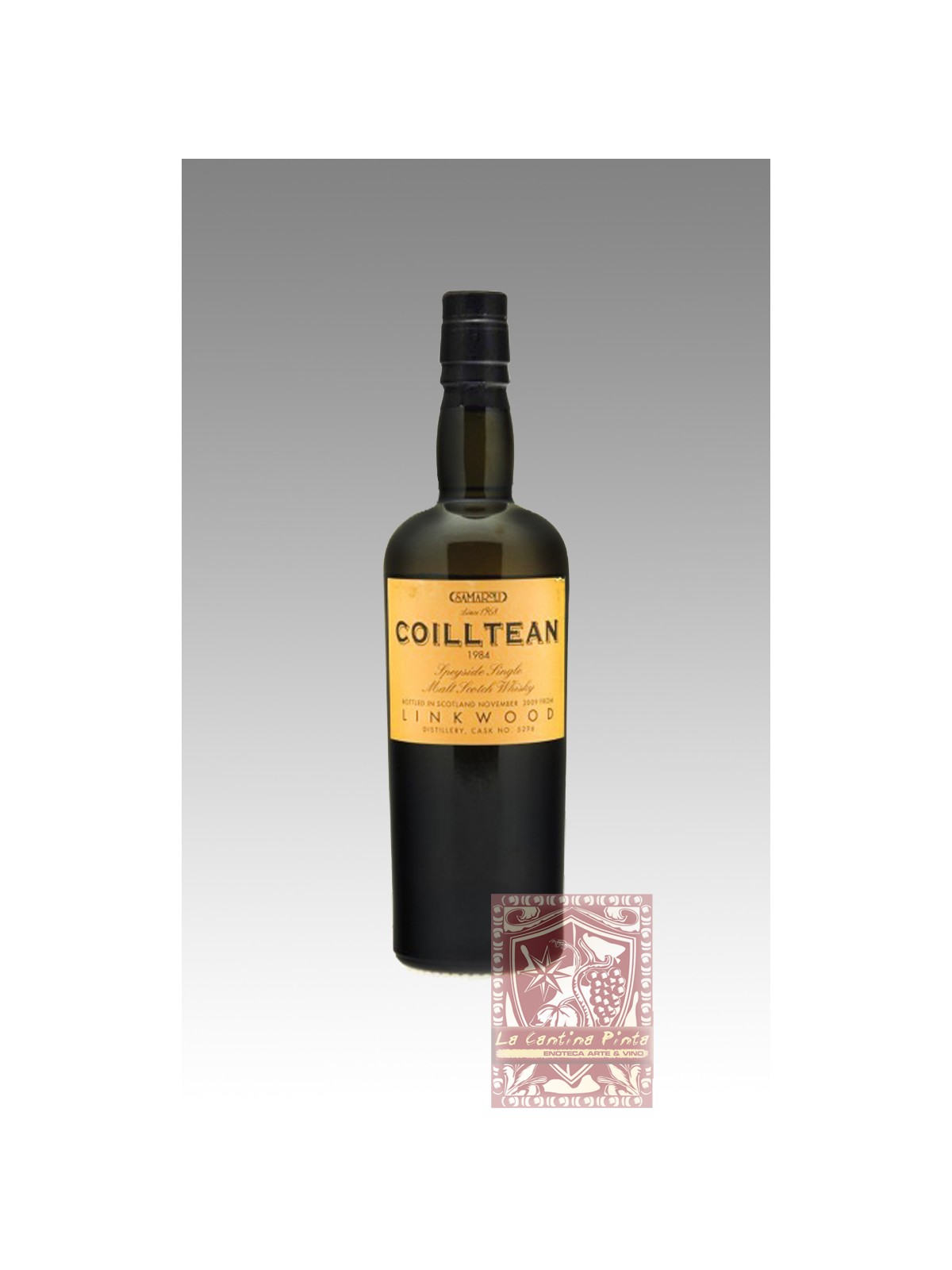 SPEYSIDE SINGLE MALT  WHISKY COILLTEAN LINKWOOD 1984 ED. 2009 SEL CASK N° 5296 - SAMAROLI
