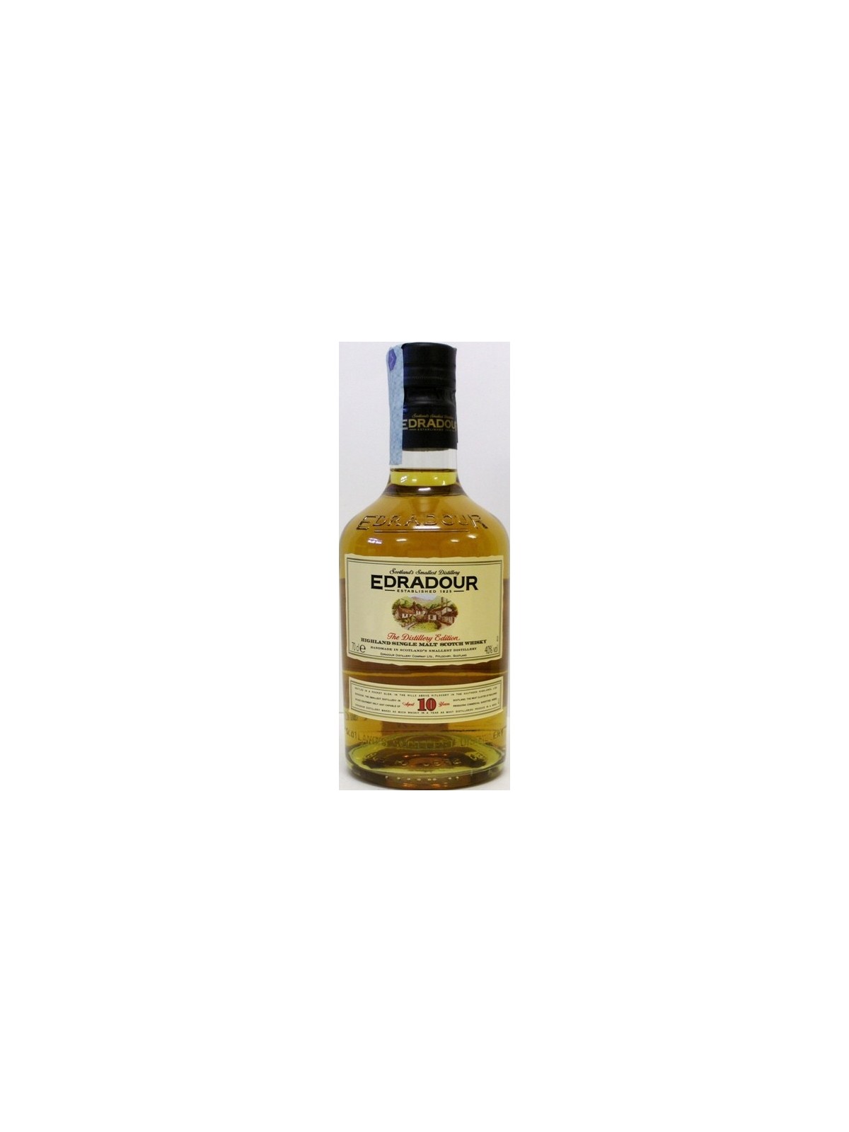 WHISKY EDRADOUR 10 Y.O. HIGHLAND SINGLE MALT WHISKY