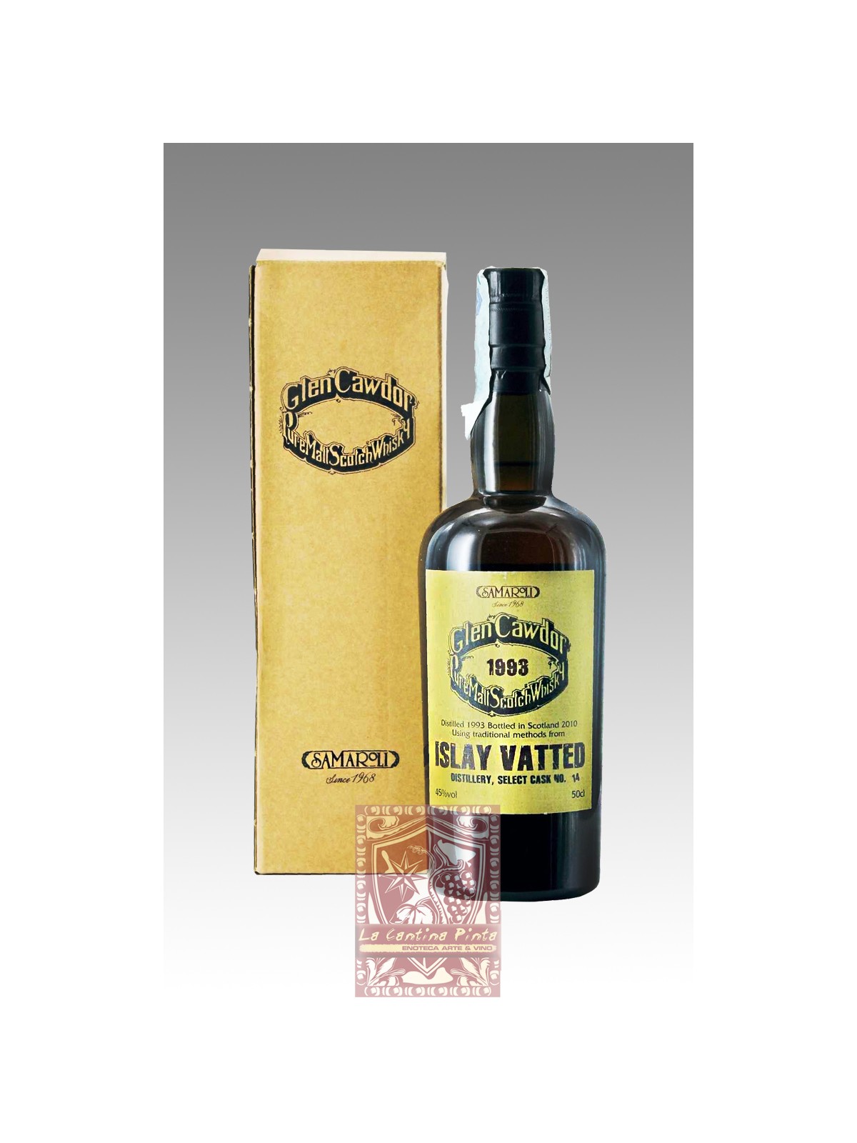 PURE MALT SCOTCH WHISKY GLEN CAWDOR ISLAY VATTED 1992/2011 SEL. CASK N° 8 50 CL -  SAMAROLI