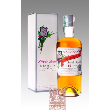 WHISKY GLEN SCOTIA 1991 12 YO PURE CAMPBELTOWN MALT - SILVER SEAL