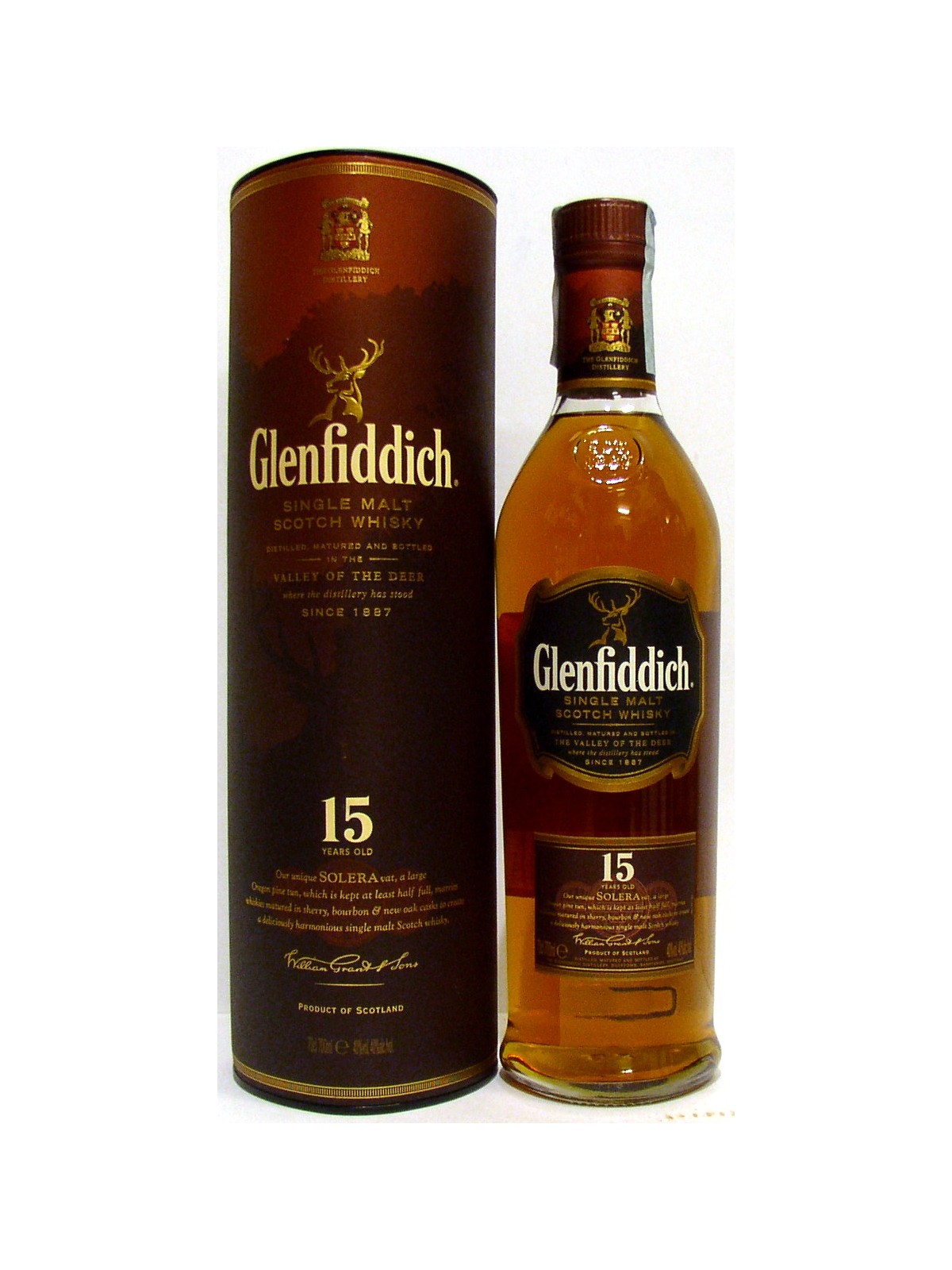WHISKY GLENFIDDICH 15 Y.O SINGLE MALT