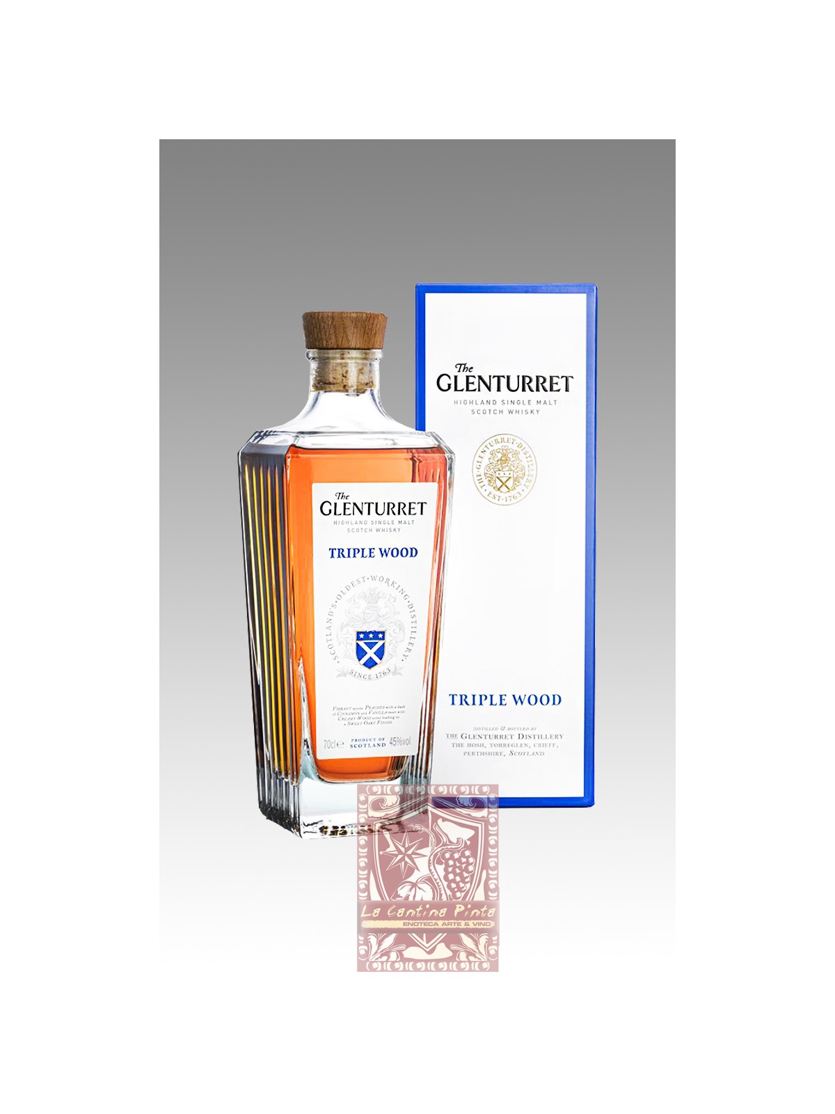 WHISKY GLENTURRET TRIPLE WOOD