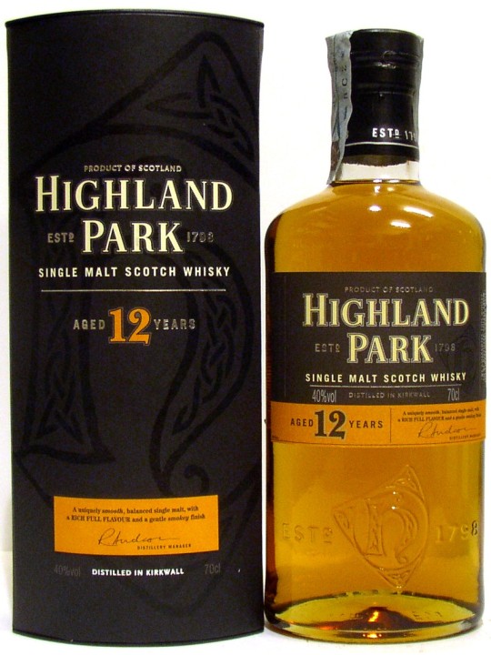 WHISKY HIGHLAND PARK 1798 SINGLE MALT 12 Y.O.