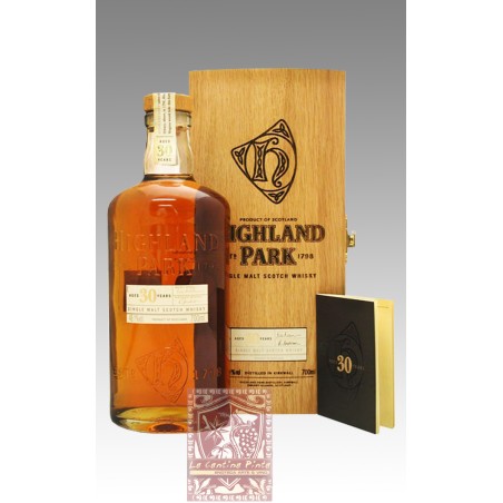 SINGLE MALT SCOTCH WHISKY HIGHLAND PARK 30YO 48,1% WOODEN  CASE
