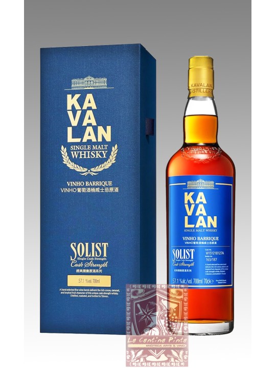 WHISKY KAVALAN SOLIST SINGLE MALT VINHO BARRIQUE