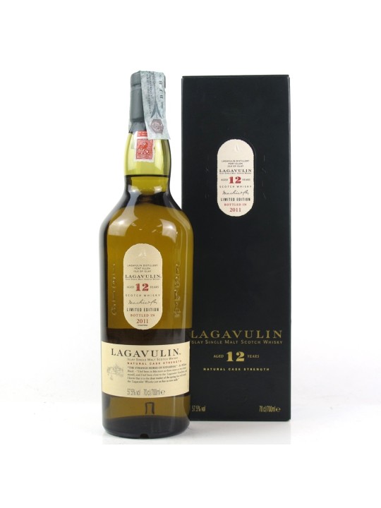 WHISKY LAGAVULIN ISLAY SINGLE MALT AGED 12 YEARS NATURAL CASK STRAIGHT - 11° DIAGEO SPECIAL RELEASE 2011