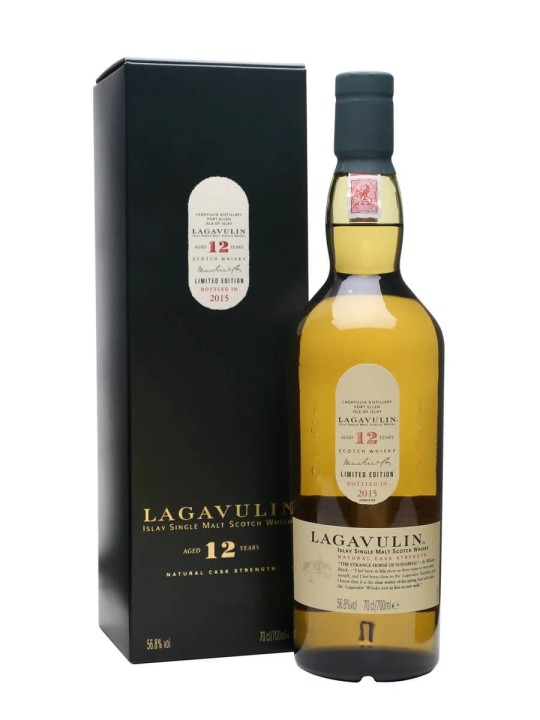 WHISKY LAGAVULIN ISLAY SINGLE MALT AGED 12 YEARS NATURAL CASK STRAIGHT - 15th DIAGEO SPECIAL RELEASE 2015