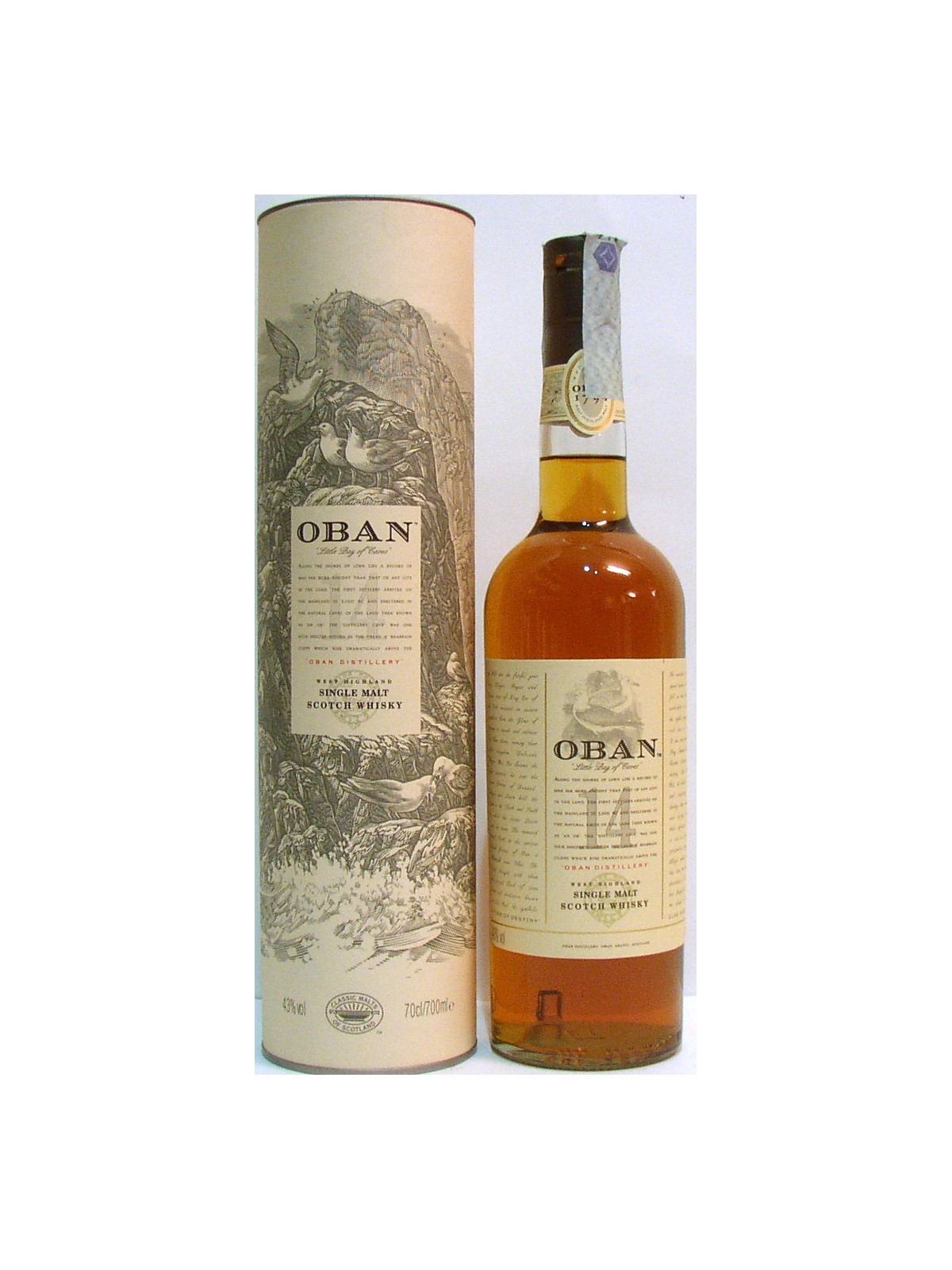 WHISKY OBAN  14 Y.O. WEST HIGHLAND SINGLE MALT