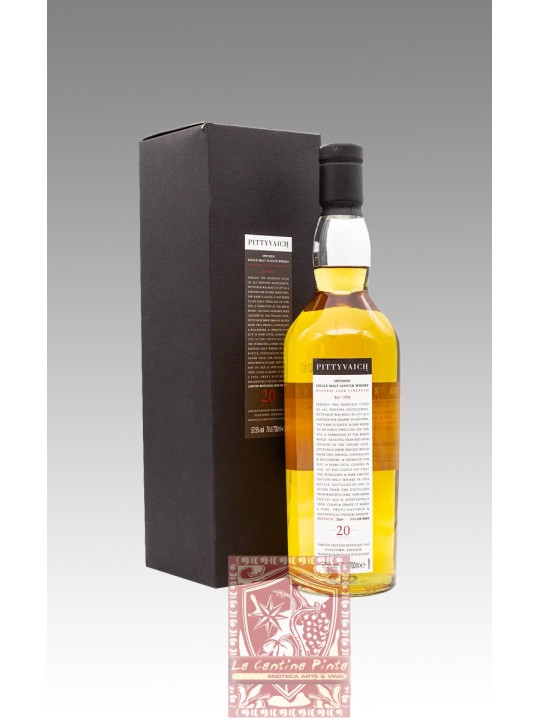SPEYSIDE SINGLE MALT WHISKY PITTYVAICH 20 Y.O. 1989/2009  NATURAL CASK STRENGTH