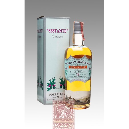 WHISKY PORT ELLEN ISLAY SINGLE MALT 21 Y.O. SINGLE BARREL SESTANTE COLLECTION