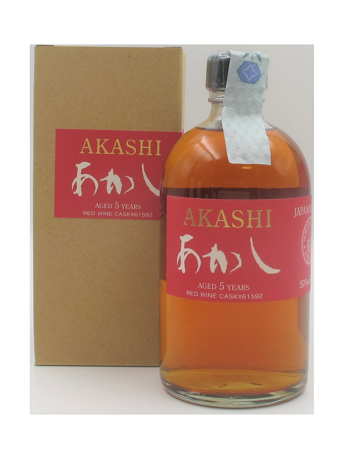 WHISKY SINGLE MALT 5 Y.O. RED WINE CASK WHITE OAK DISTILLERY AKASHI