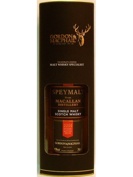 WHISKY SPEYMALT FROM MACALLAN DISTILLERY 2005/2014 - GORDON MACPHAIL
