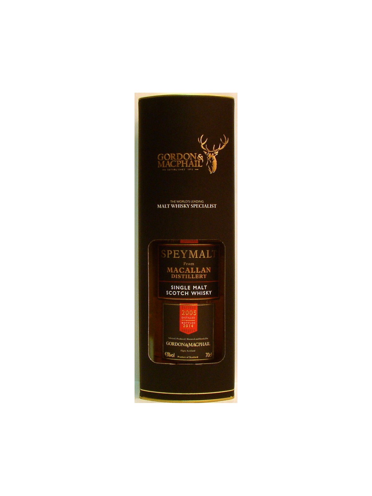 WHISKY SPEYMALT FROM MACALLAN DISTILLERY 2005/2014 - GORDON MACPHAIL