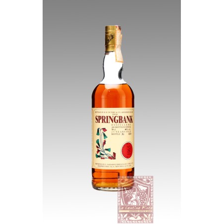 WHISKY SPRINGBANK 1965 25 Y.O., R. W. Duthies 1990 Bottling for Samaroli - Flowers Label Campbeltown